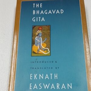 The Bhagavad Gita by Eknath Easwaran - Teal & Gold Cover